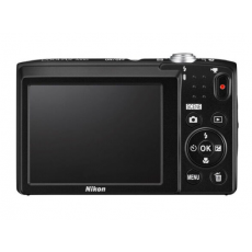 Nikon/尼康 COOLPIX A100数码相机 办公长焦卡片机 学生儿童高清旅游家用相机 锂电池 黑色 官方标配