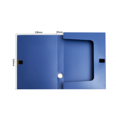 晨光(M&G)文具A4/35mm蓝色粘扣档案盒 ADM929A